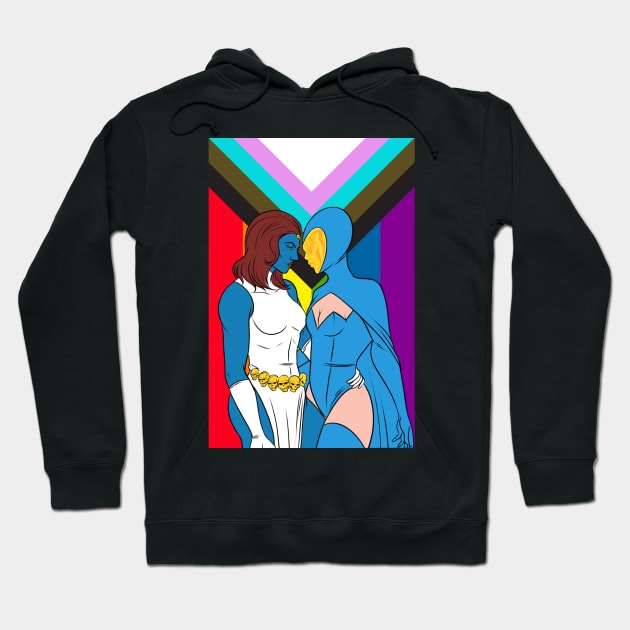 Mystique and Destiny Hoodie by ChangoATX